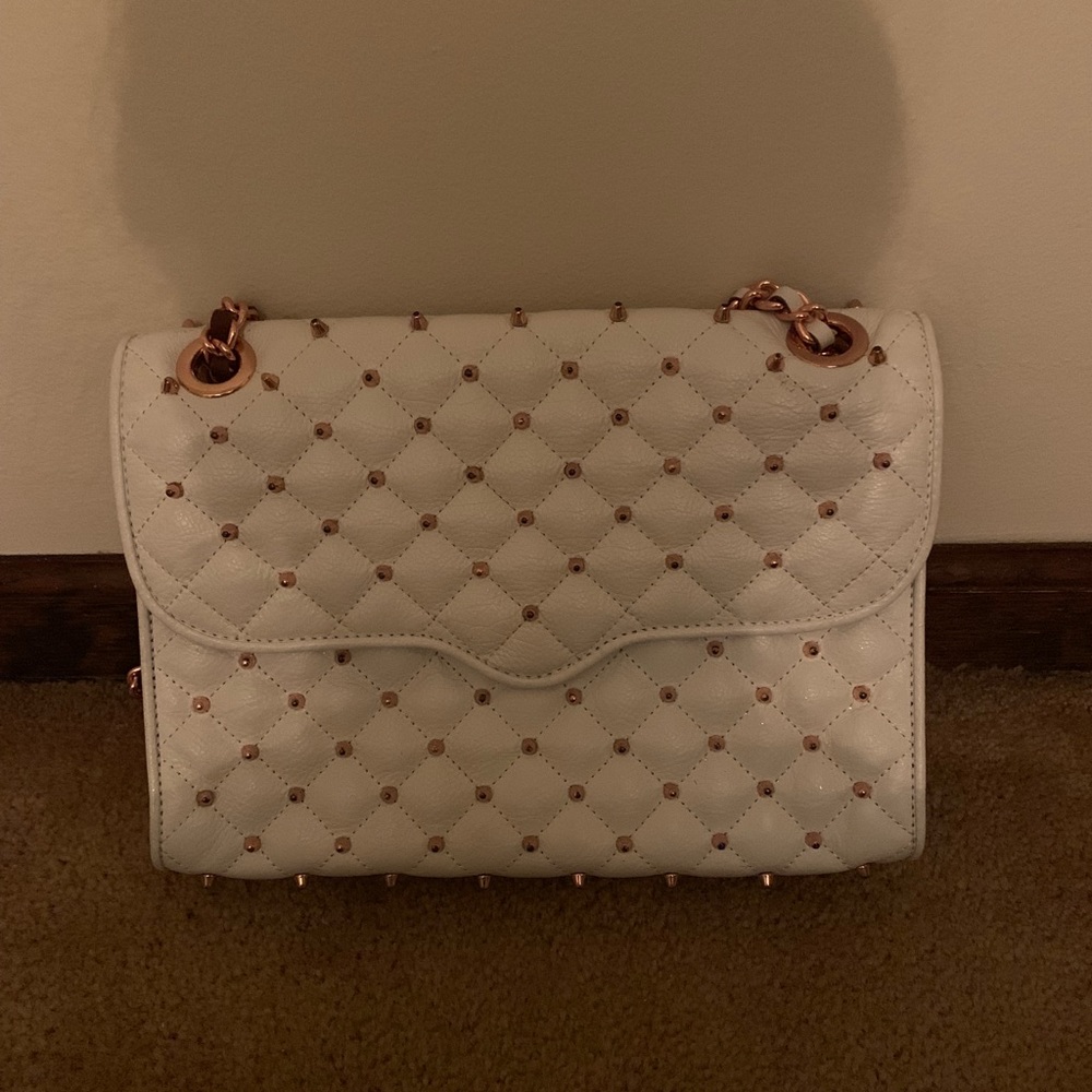 Rebecca Minkoff studded quilted affair purse